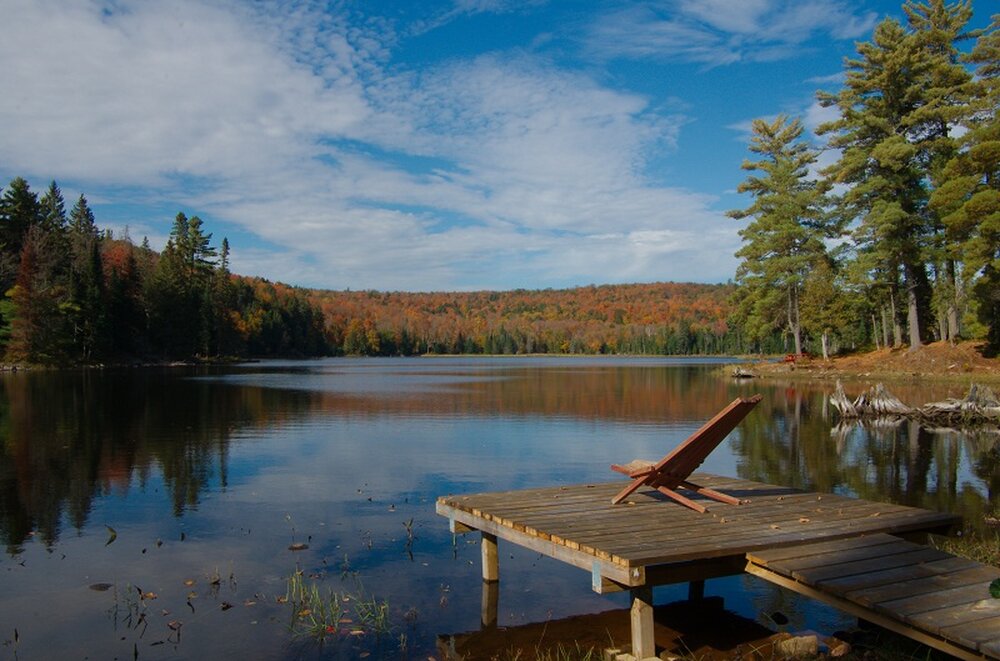 Routekaart van Algonquin Ecolodge avontuur