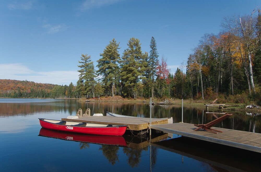 Routekaart van Algonquin Ecolodge avontuur