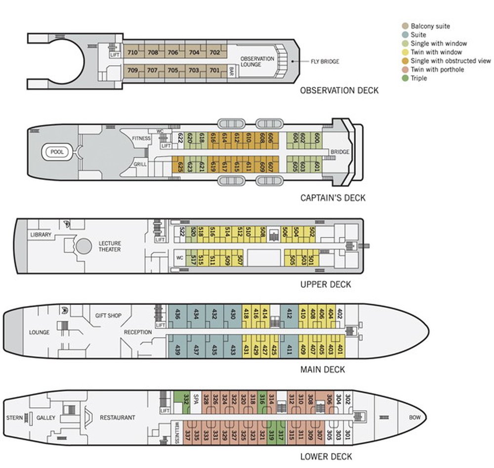 ship map dekplan