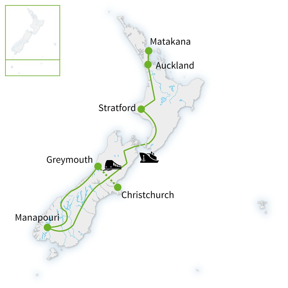 Routekaart van Off the Map