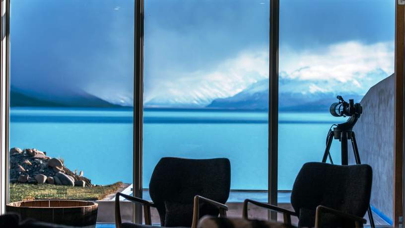 Ja, zo blauw is het echt. Lake Pukaki, Nieuw-Zeeland.