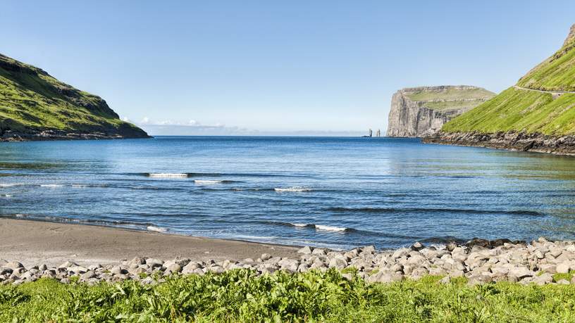 Baai bij Tjørnuvík