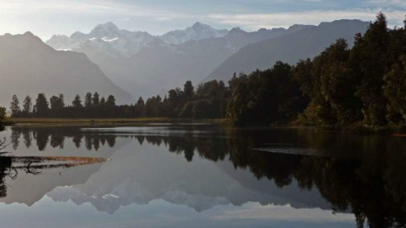 Lake Matheson, ook wel bekend als het reflectiemeer van Nieuw-Zeeland