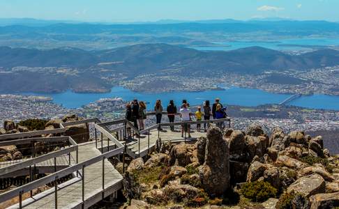 Mt Wellington, Kunanyi Lookout - Hobart