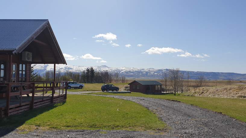 De cabins van hotel Fljótshlíd Smáratún