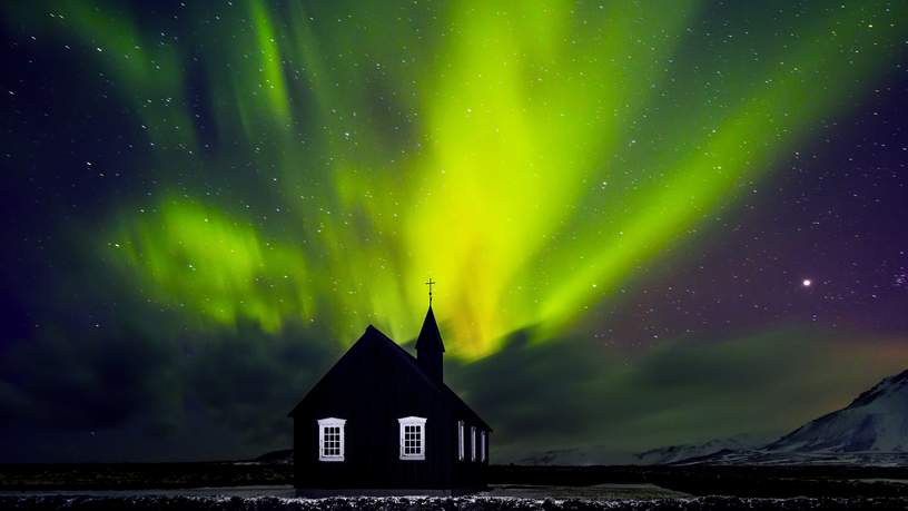 Het Noorderlicht op IJsland