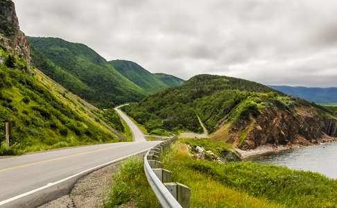 Cabot Trail in Cabot Breton Highlands National Park