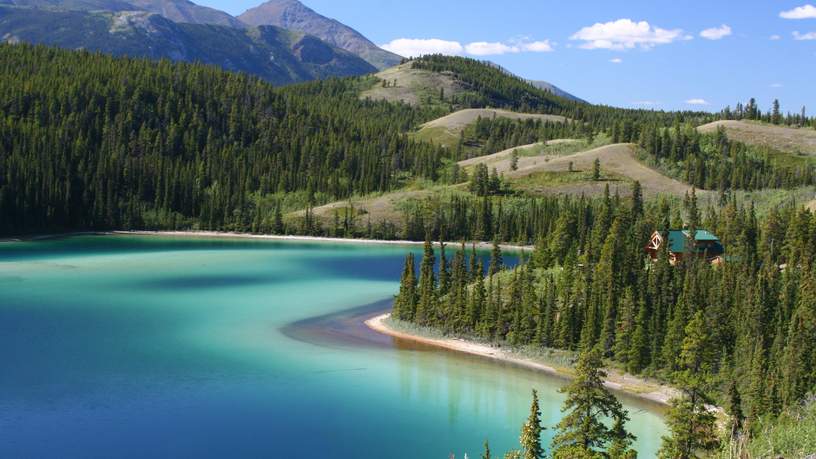 Emerald Lake, Yukon Territory
