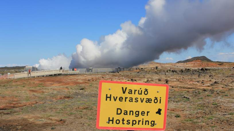 Hotspring in Reykjanes