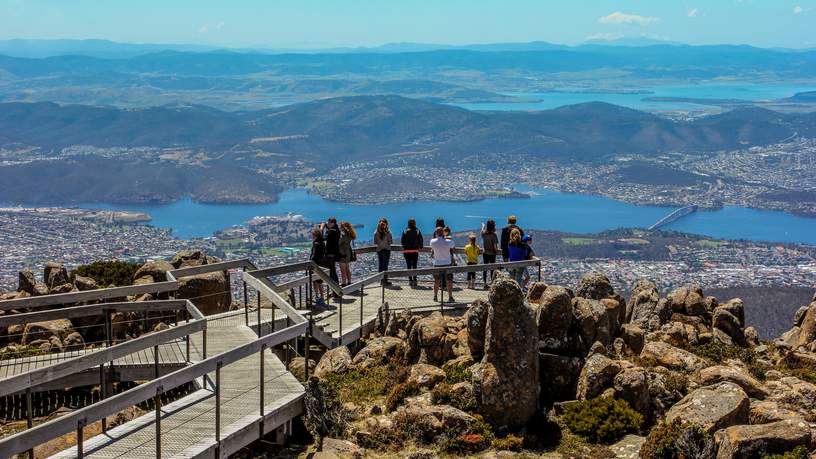 Mt Wellington, Kunanyi Lookout - Hobart