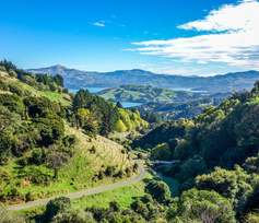 Karoa village op Banks Peninsula