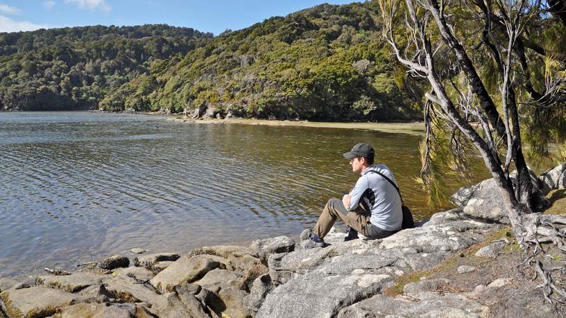 Rakiura Track op Stewart Island