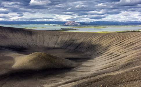 Hverfjall krater