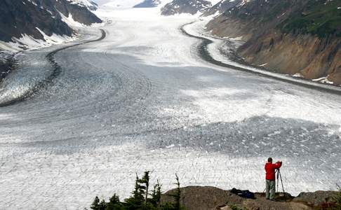 Salmon Glacier nabij Hyder