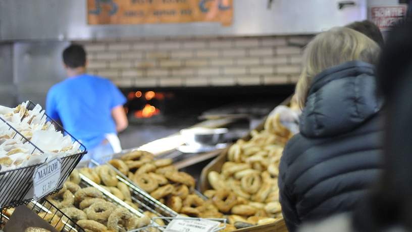 The best bagels in town bij St. Viateur Bagel