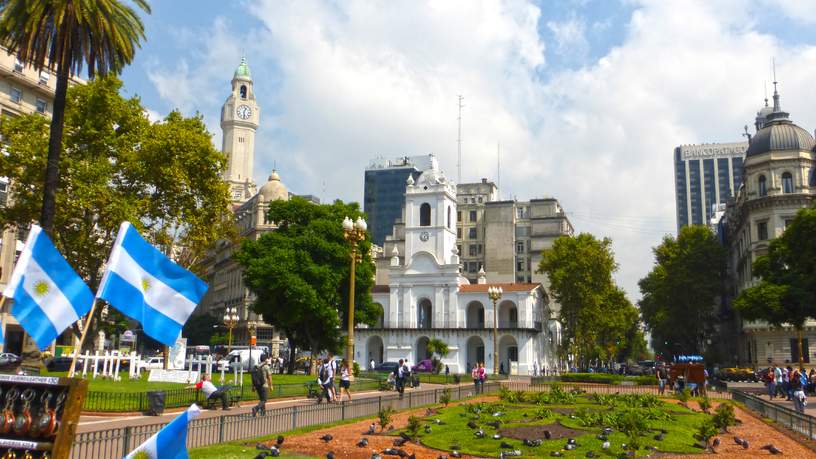 Grootste plein van Buenos Aires: Plaza de Mayo