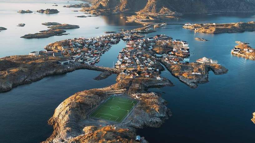 Henningsvær Stadion, Noorwegen