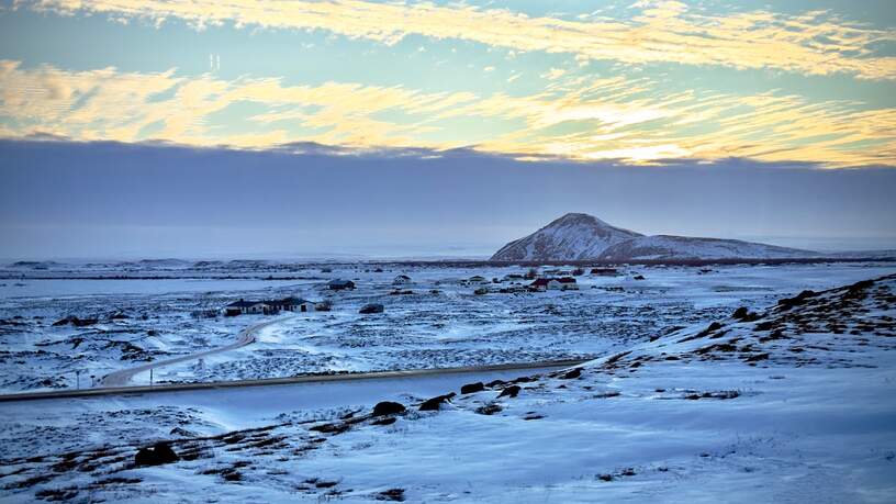 Besneeuwd landschap. Foto: Dennis van den Broek